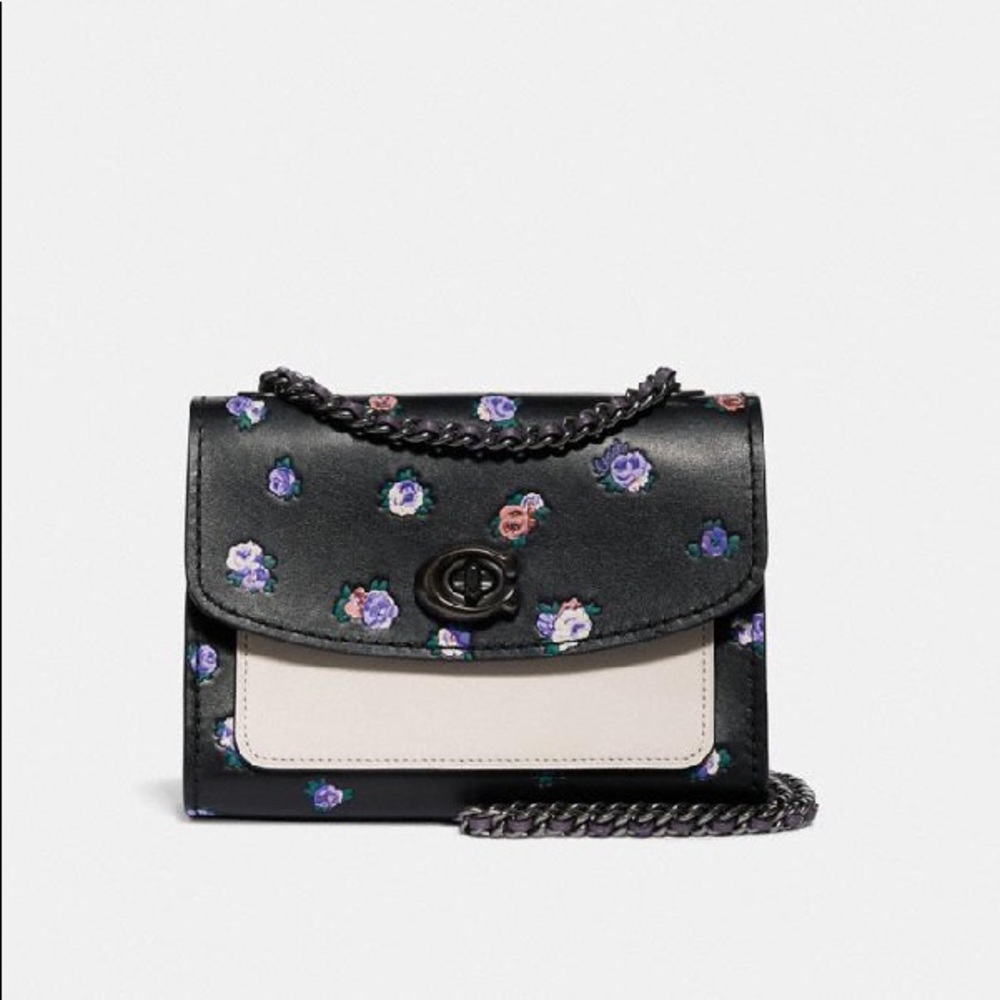 Coach Parker 18 Vintage Rosebud Print